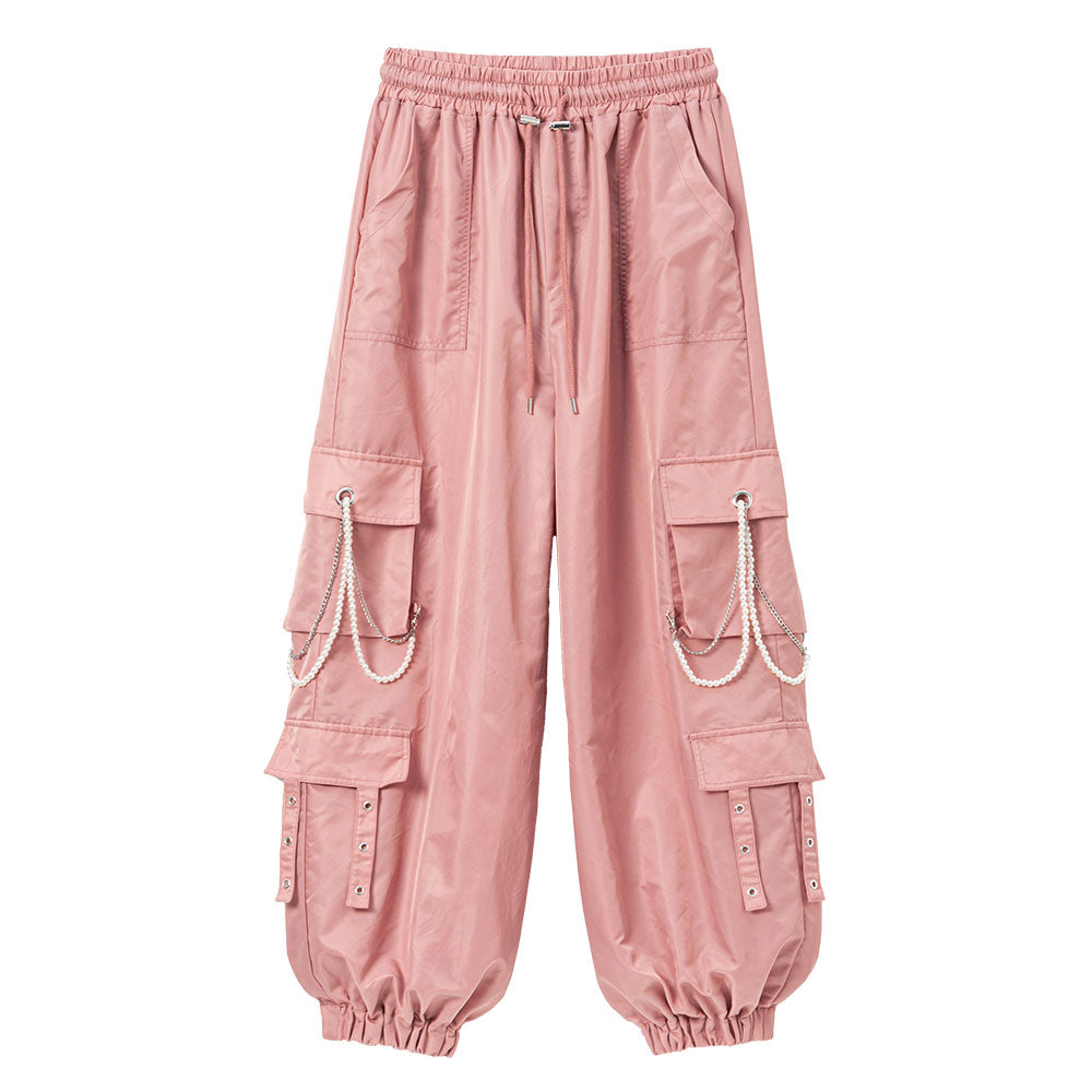 パールチェーンカーゴパンツ DearMyLoveMillor カーゴパンツ パールチェーンカーゴパンツ