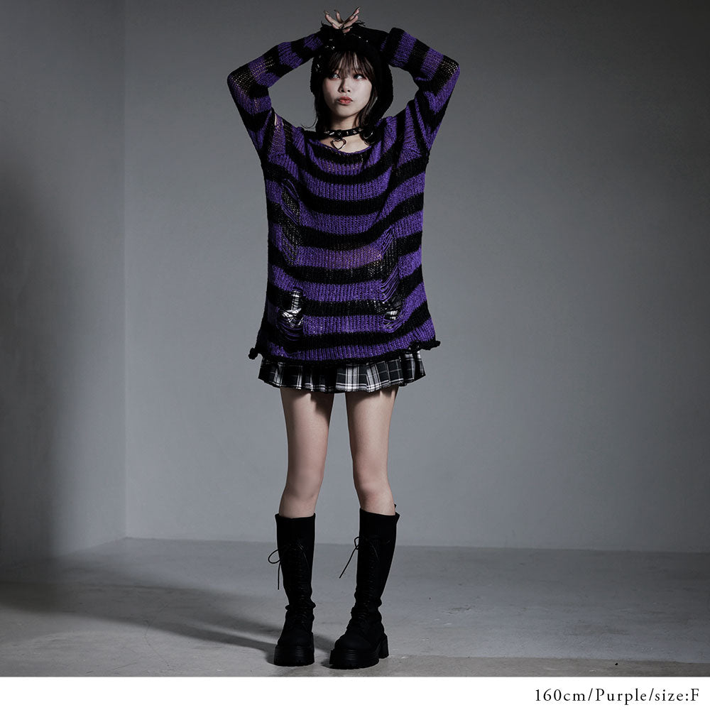 サブジラ系定番ボーダーニット – レディースファッション通販の夢展望