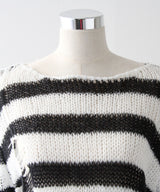 サブジラ系定番ボーダーニット