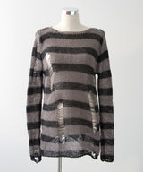 サブジラ系定番ボーダーニット