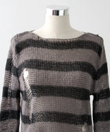 サブジラ系定番ボーダーニット