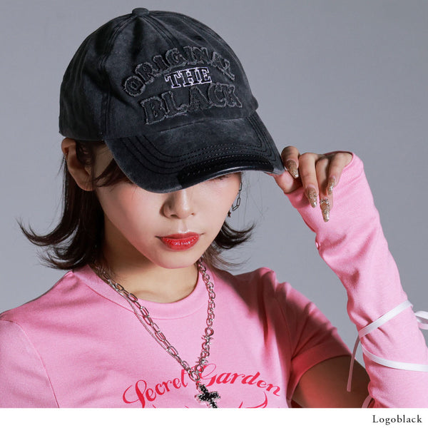 ダメージ加工キャップorロゴヴィンテージ加工キャップ