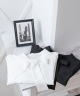 【メール便】オリジナル釦リュバンブラウス