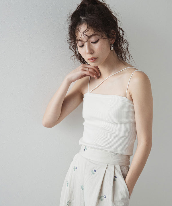 【メール便】カップ付きアレンジストラップキャミ