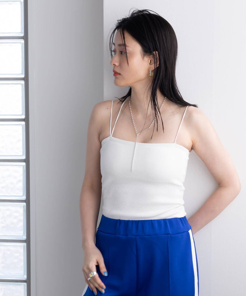 【メール便】カップ付きアレンジストラップキャミ