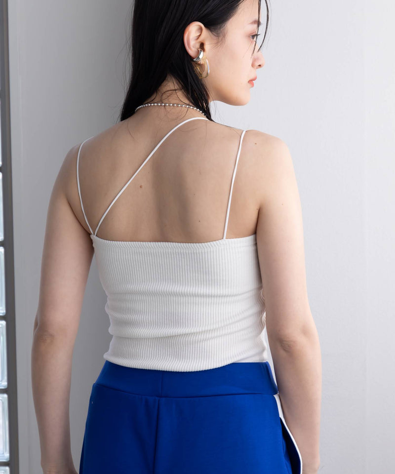 【メール便】カップ付きアレンジストラップキャミ