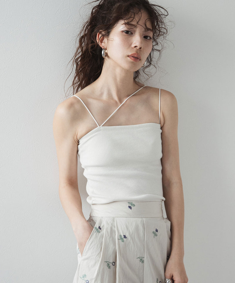 【メール便】カップ付きアレンジストラップキャミ