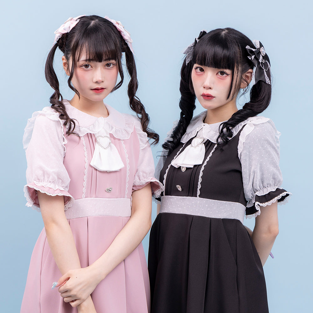 ハートドットスカーフワンピース – レディースファッション通販の夢