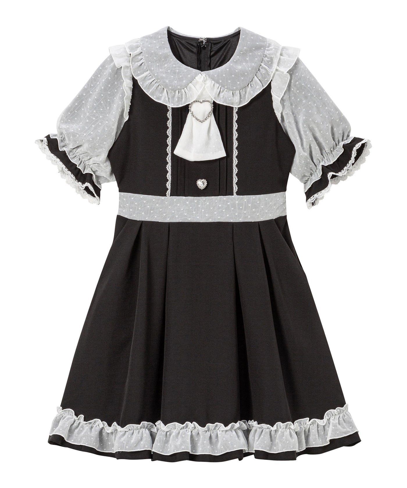 ハートドットスカーフワンピース – レディースファッション通販の夢