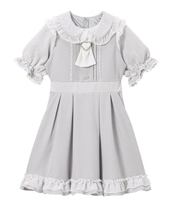 ハートドットスカーフワンピース