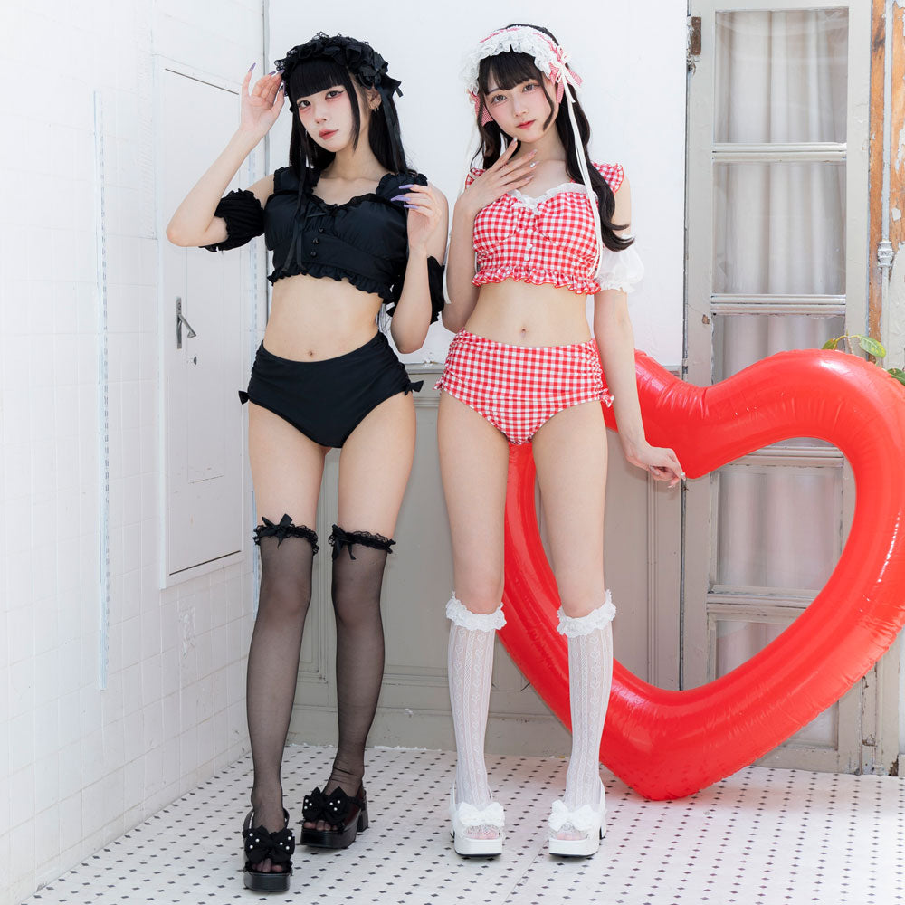 ディアマイラブ　うさみみ水着 うさ耳フリルフィッシュテール水着 – レディースファッション