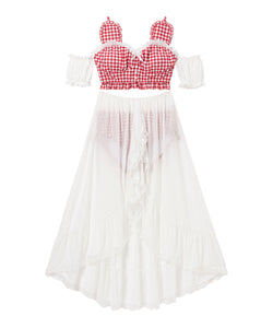 うさ耳フリルフィッシュテール水着