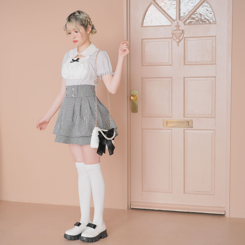 新品タグ付き MARS ロゴ ピンク バラ フリルキャミソール　リボン 新品タグ付き MARS ロゴ ピンク バラ フリルキャミソール リボン