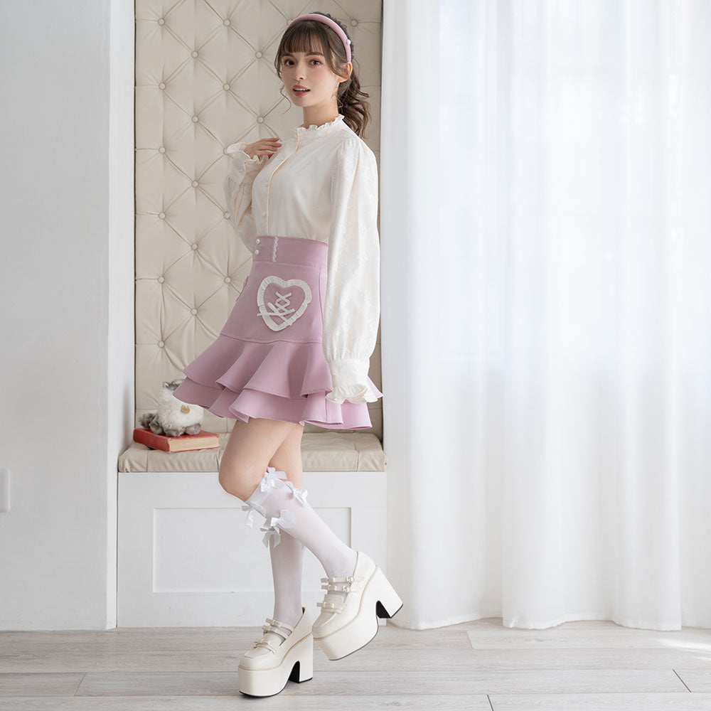 REDValentino｜ハートポケットフレアスカート