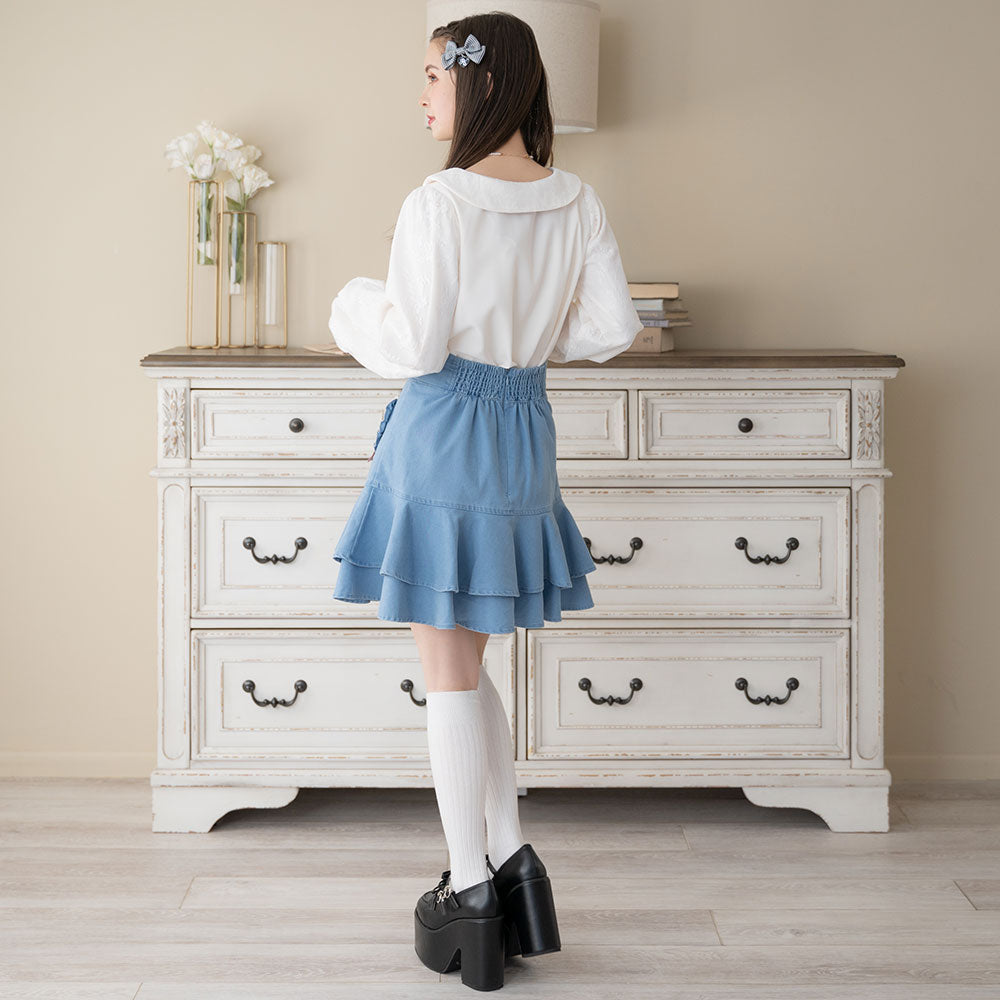 REDValentino｜ハートポケットフレアスカート