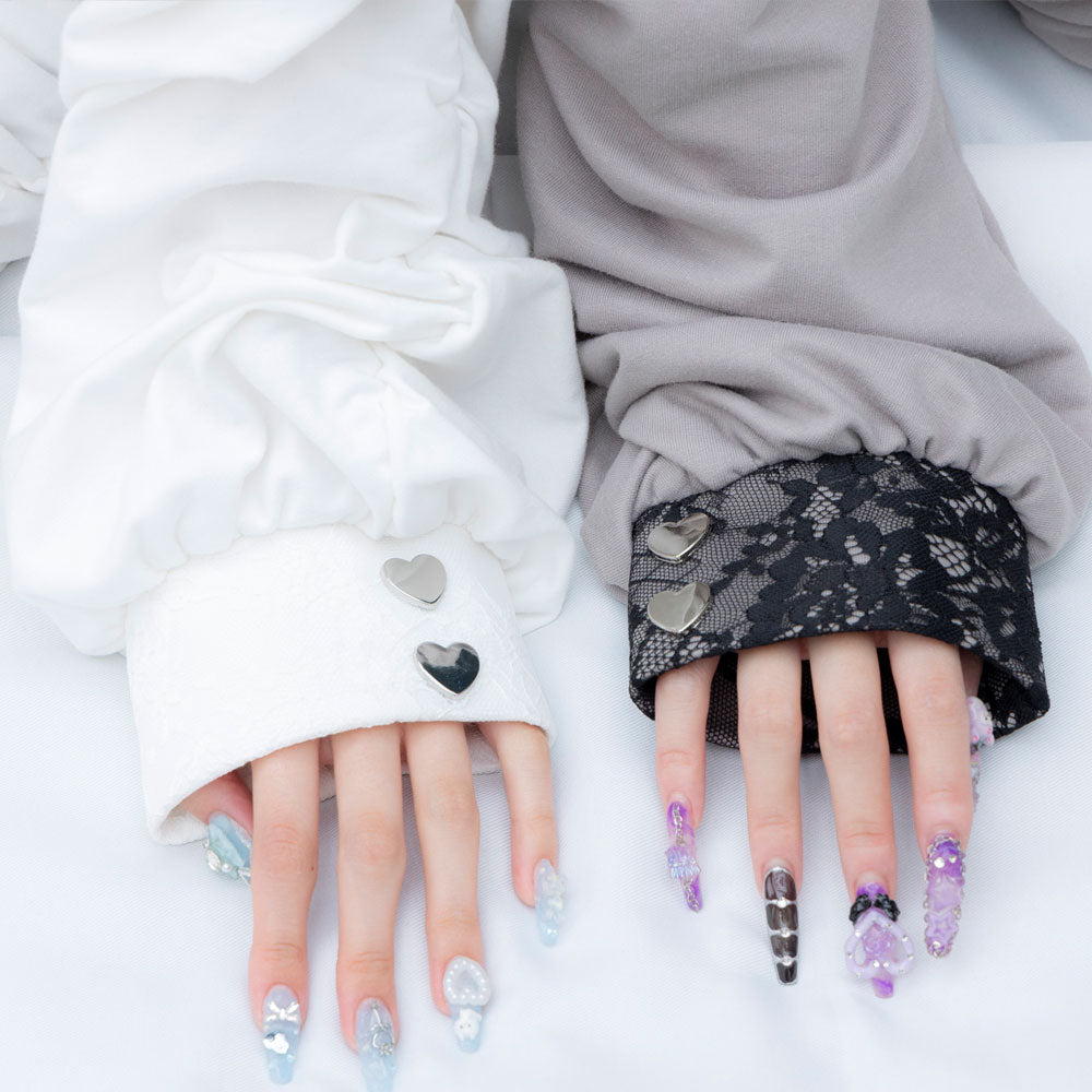 ハートスタッズギャザー裏毛ワンピース – レディースファッション通販