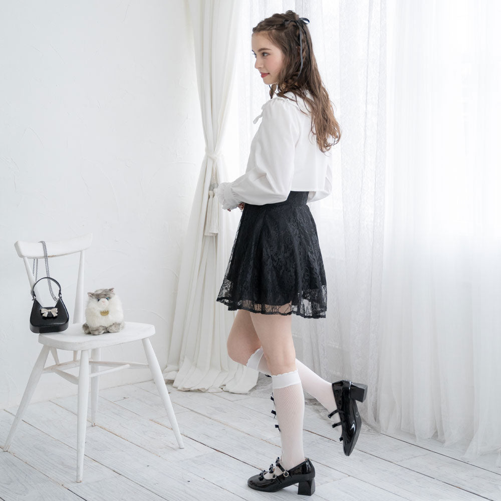 レースフレアミニスカート – レディースファッション通販の夢展望【公式】