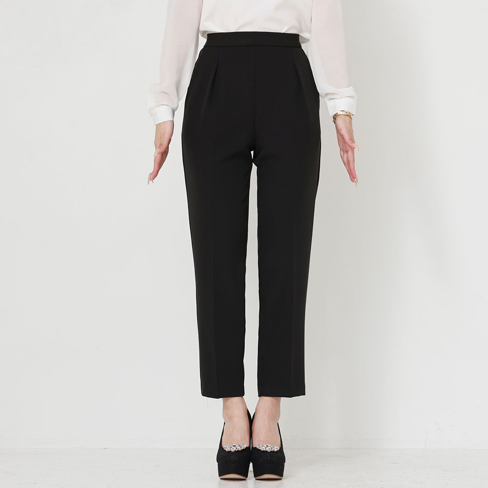 ベスト×クロップドパンツスーツセットアップ【大きいサイズ】【3L/4L