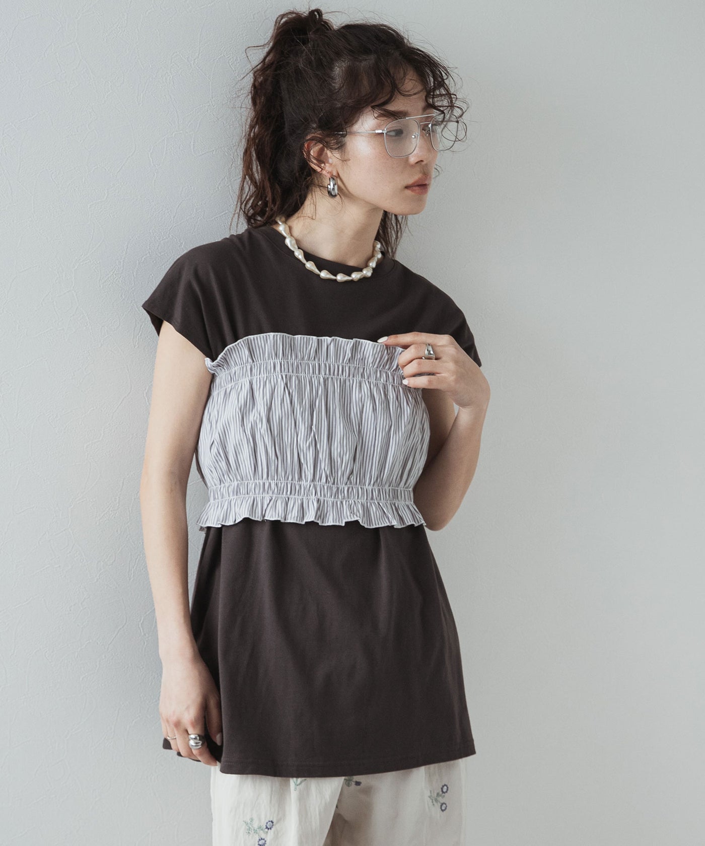 美品✨2022 パラスパレス 十日 ビッグ シャツ 羽織り チュニック チェック 美品✨2022 パラスパレス 十日 ビッグ シャツ 羽織り チュニック