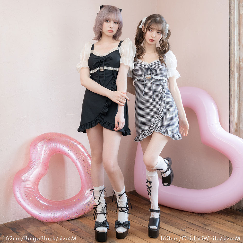 夢展望 水着 ビスチェバックリボン水着 L 新品 未使用 ビスチェバックリボン水着 – レディースファッション通販の夢