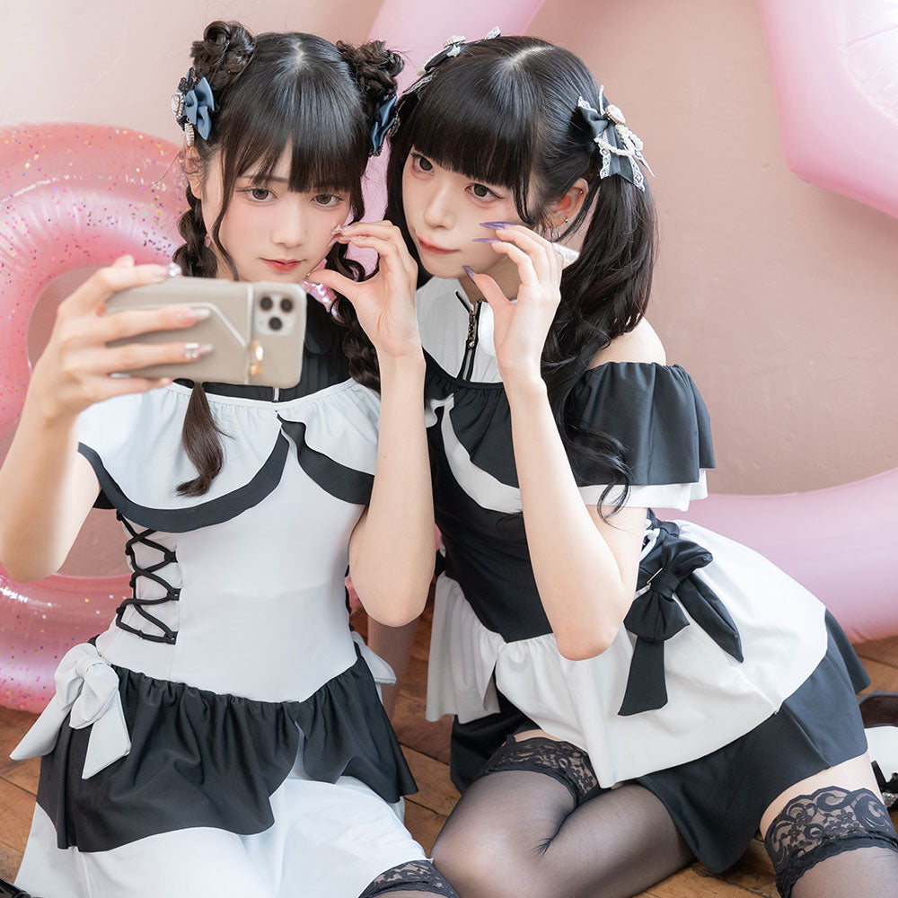 夢展望 ディアマイラブ サイドレースアップリボン水着 サックスブルー M サイドレースアップリボン水着 – レディースファッション通販の