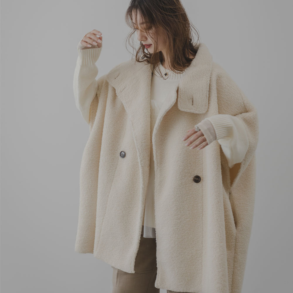 クロエ　ポンチョ　コート クロエ Chloe ケープ コート ポンチョ - メルカリ