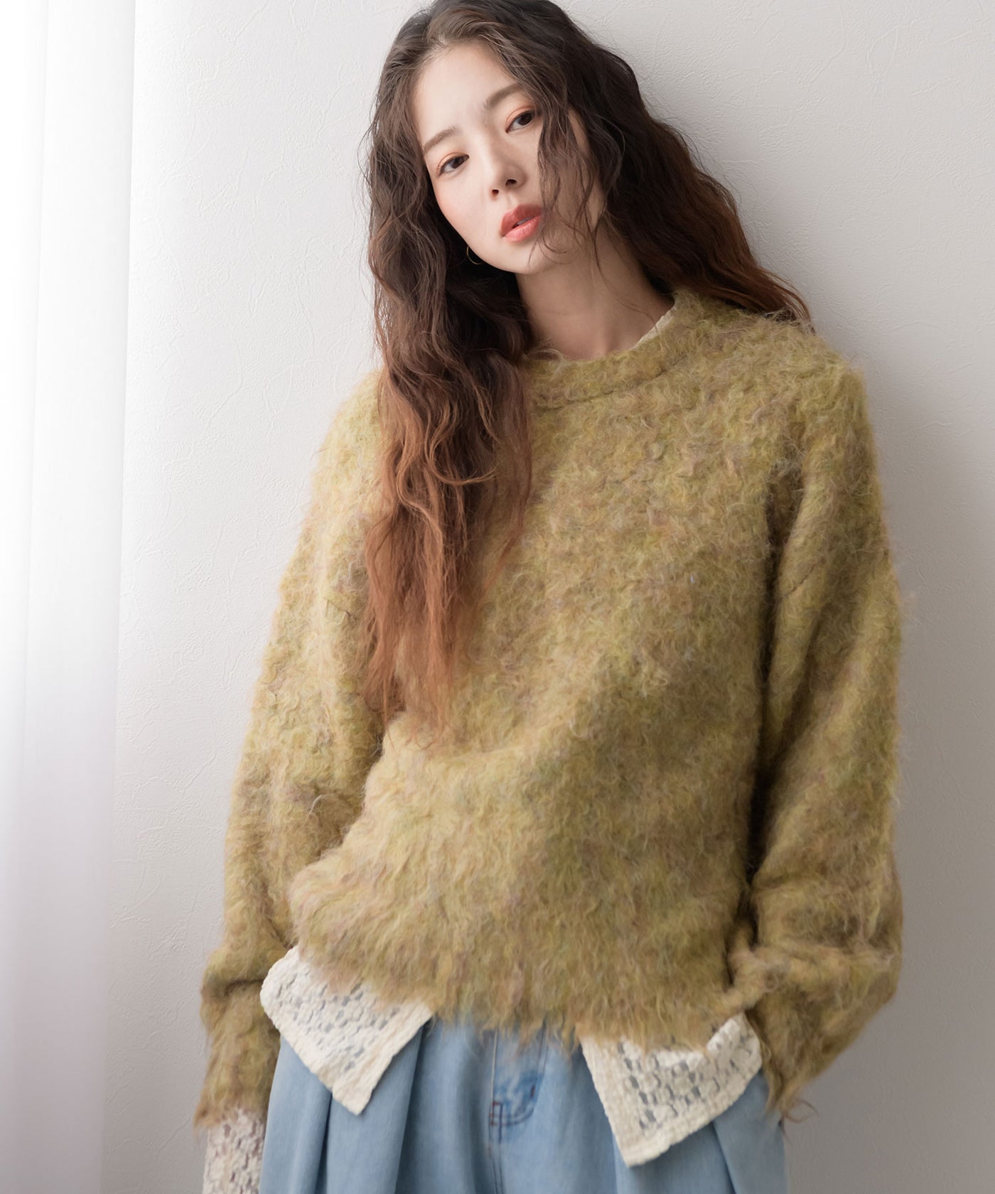 ミックスカラーシャギーニット – レディースファッション通販の夢展望