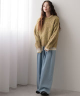 ミックスカラーシャギーニット