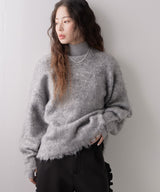 ミックスカラーシャギーニット