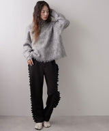 ミックスカラーシャギーニット