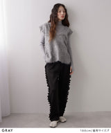 ミックスカラーVネックベスト【ニット】