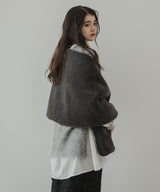 ミックスカラーVネックベスト【ニット】