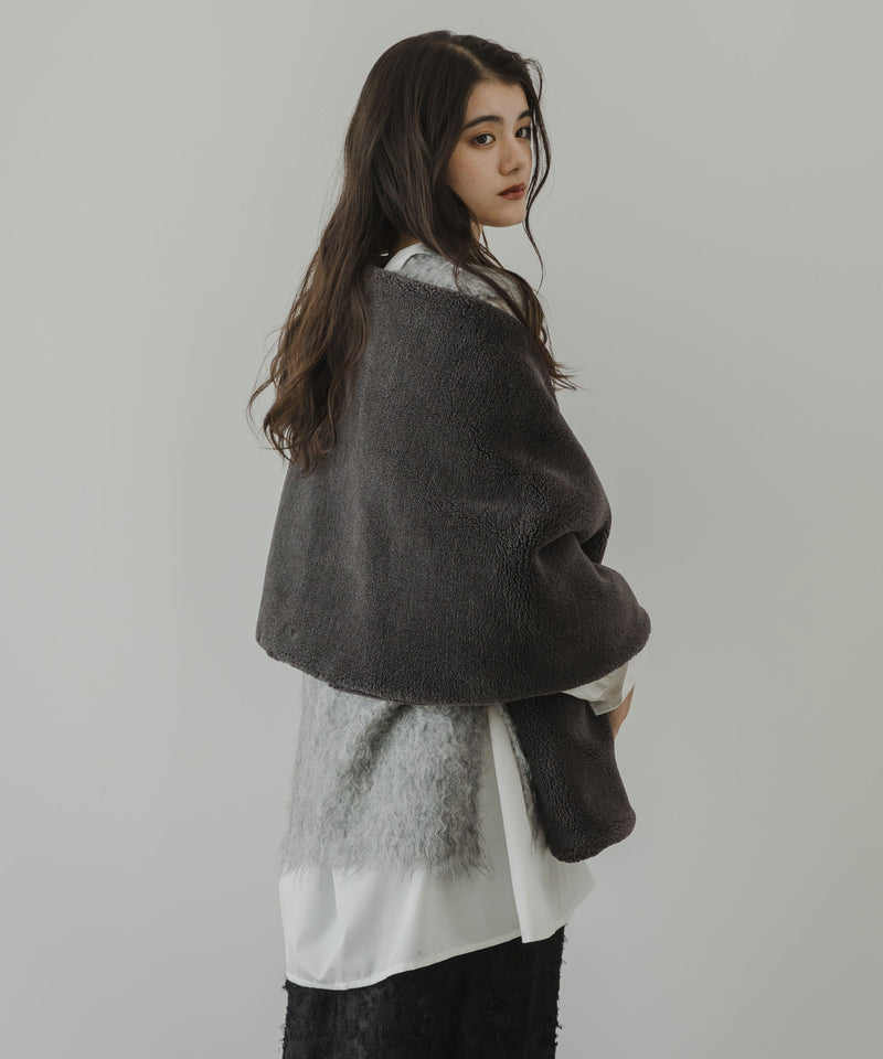 ミックスカラーVネックベスト【ニット】