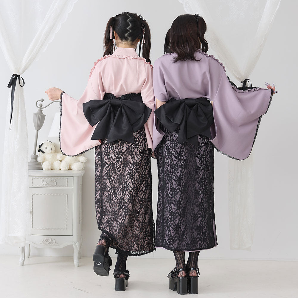 肩レースフリル浴衣 – レディースファッション通販の夢展望【公式】
