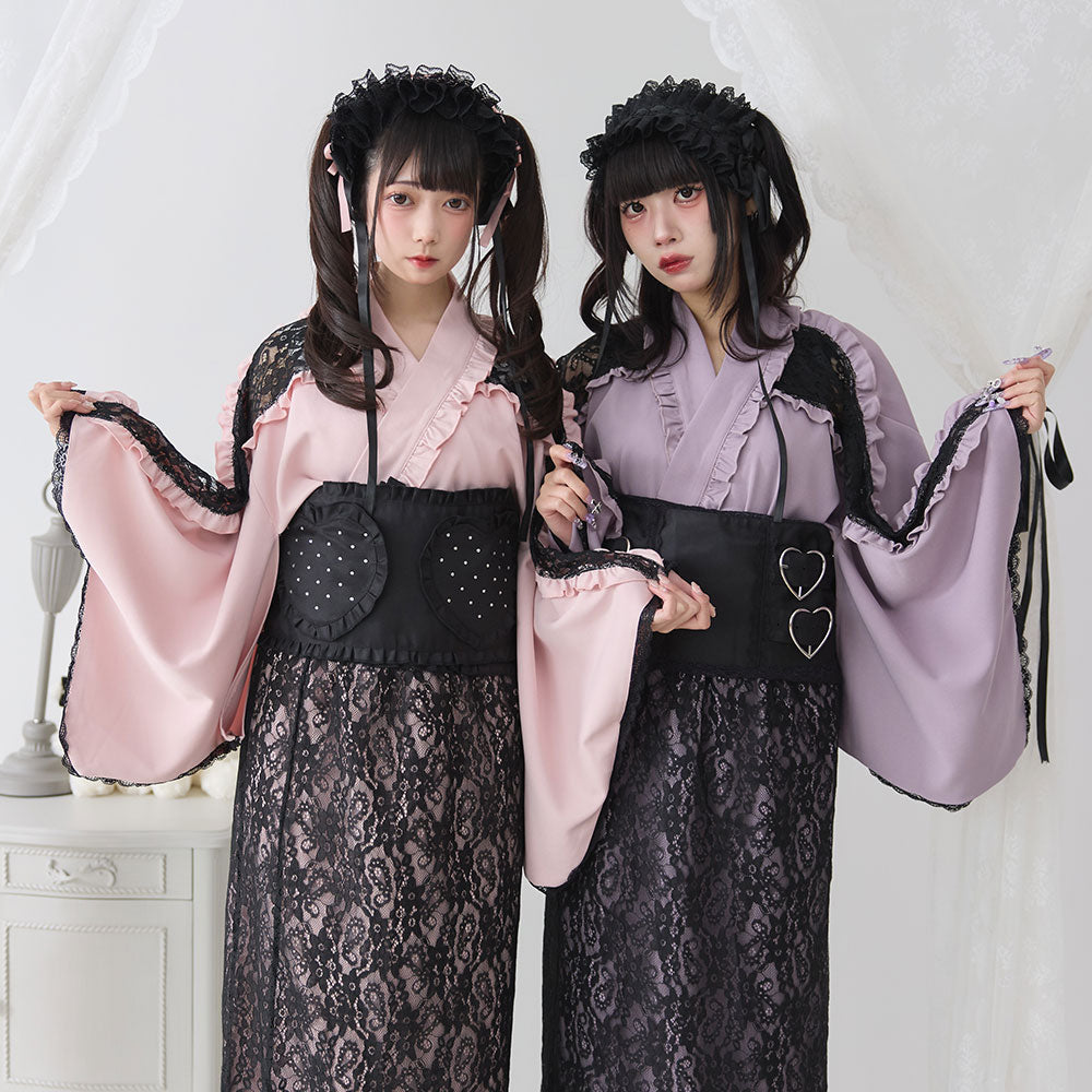 肩レースフリル浴衣 – レディースファッション通販の夢展望【公式】