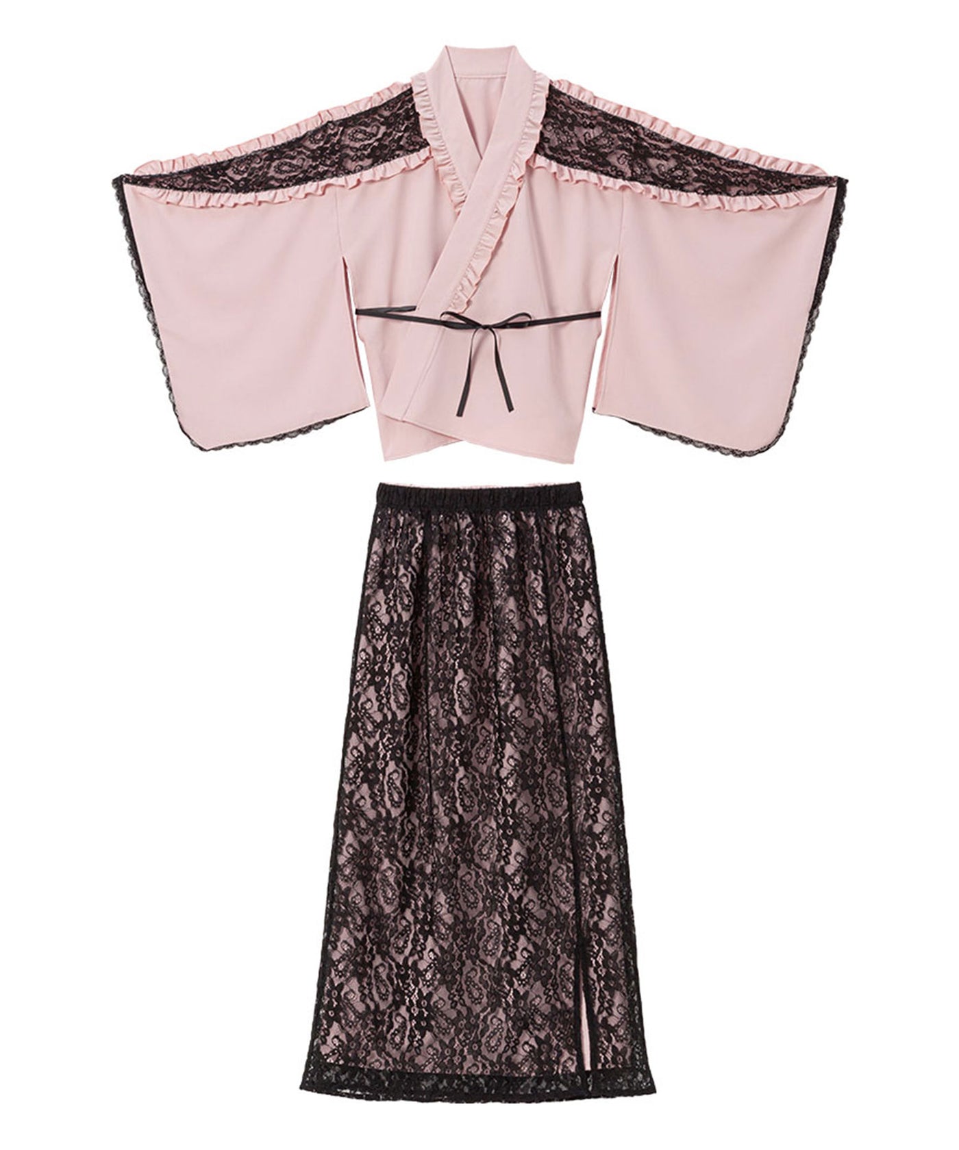 肩レースフリル浴衣 – レディースファッション通販の夢展望【公式】