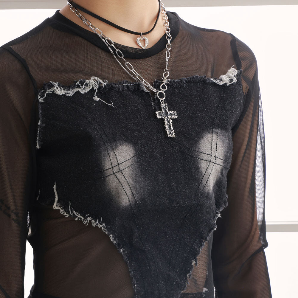 美品！夏にぴったり♡メゾンスペシャル・デニム ストラップレス ビスチェ MAISON SPECIAL（メゾンスペシャル）の「2way Bustier Denim