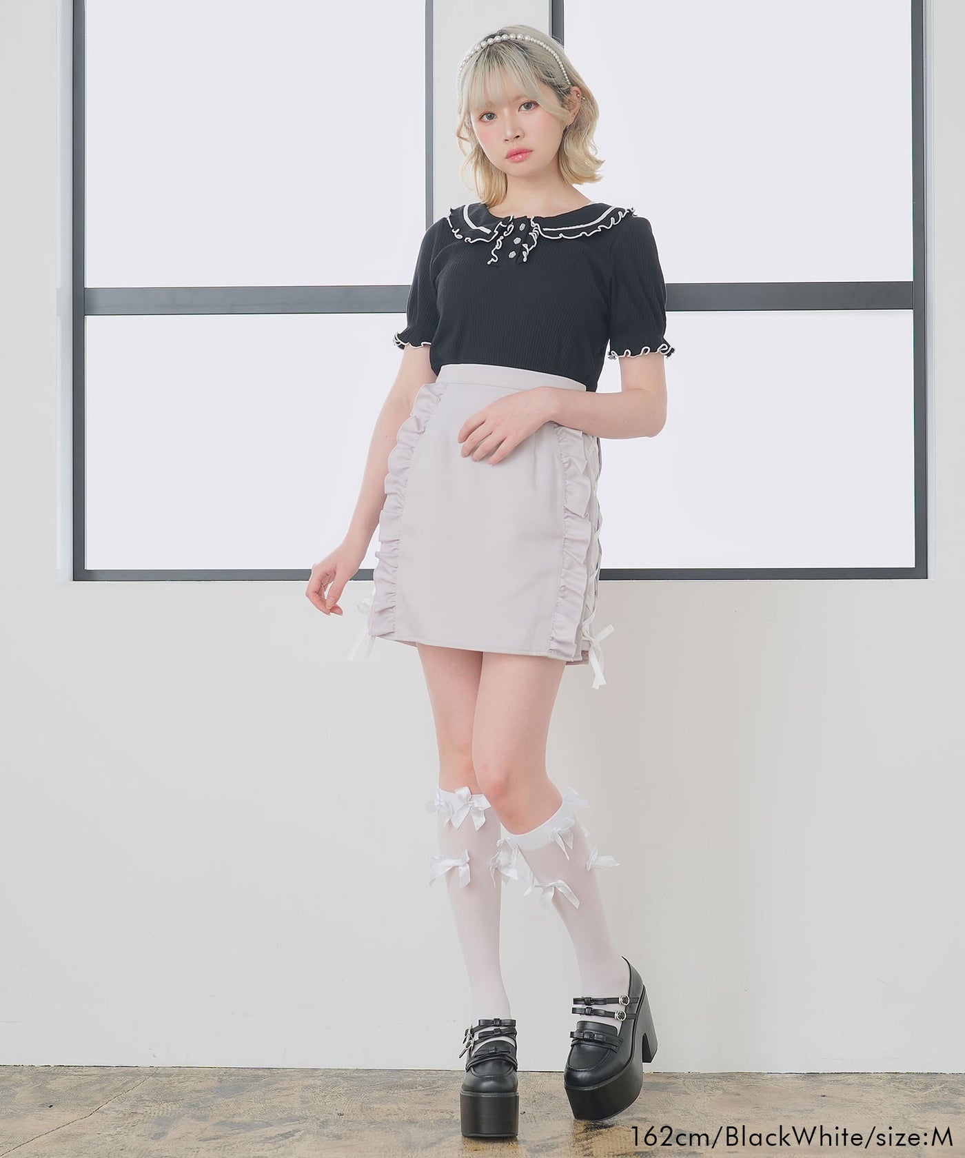 フリル襟ポロトップス – レディースファッション通販の夢展望【公式】
