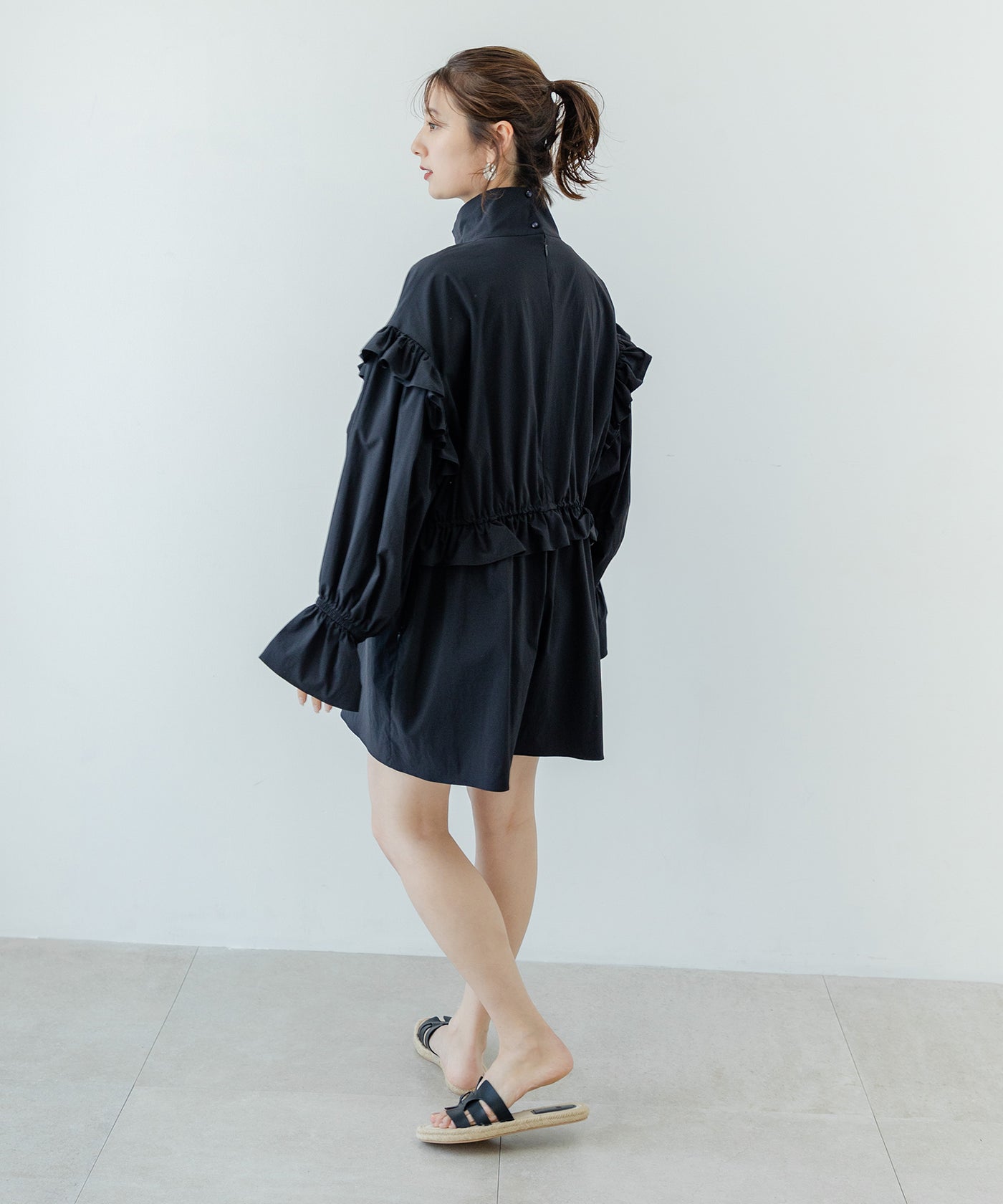 フリルスリーブオールインワン/ラッシュガード – レディース