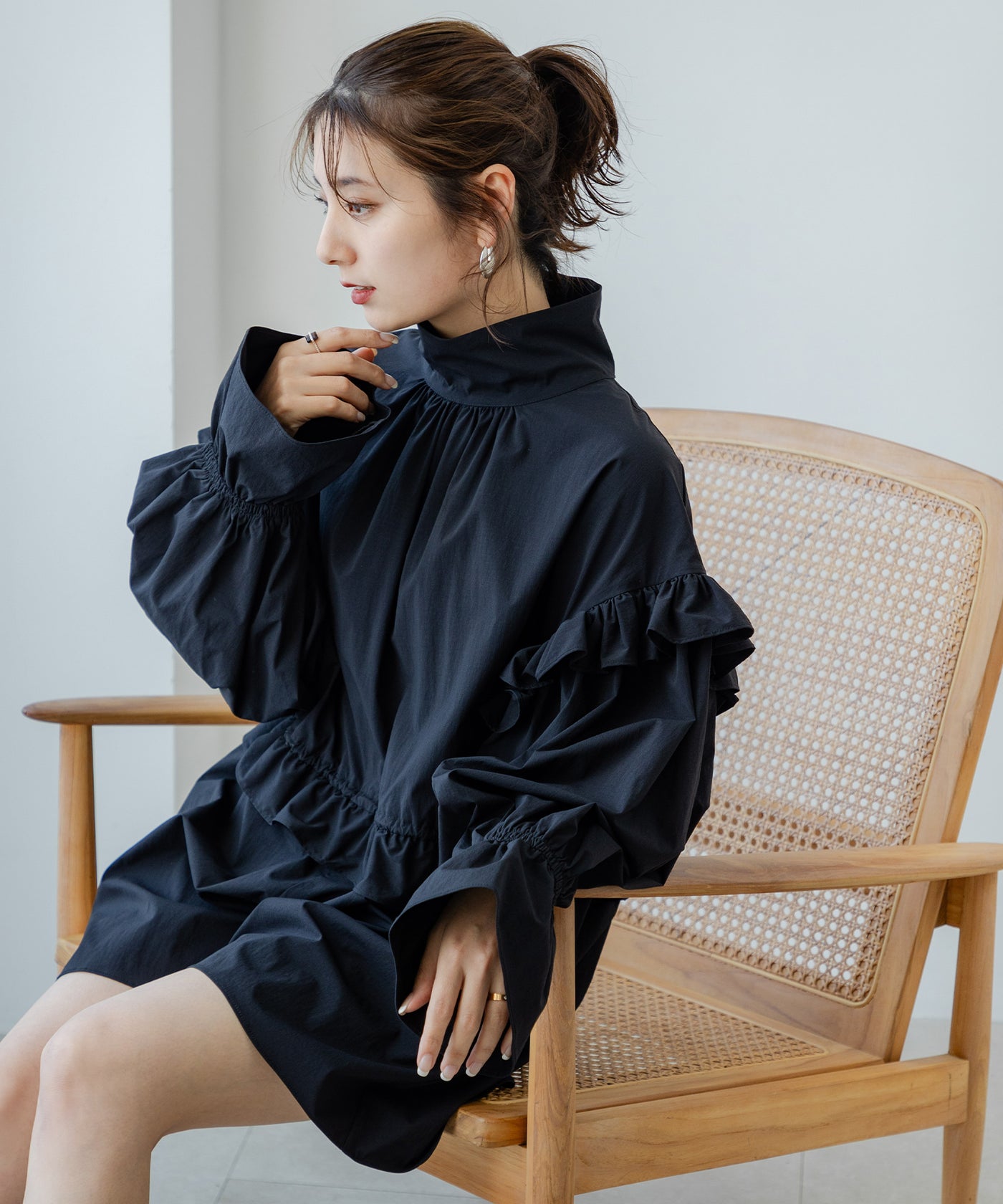 フリルスリーブオールインワン/ラッシュガード – レディース