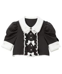 マトンスリーブブラウス