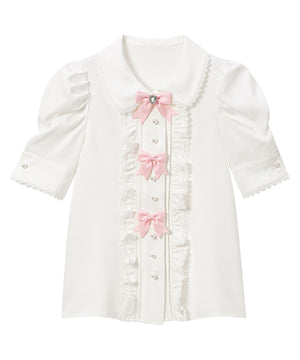 マトンスリーブブラウス