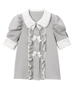 マトンスリーブブラウス