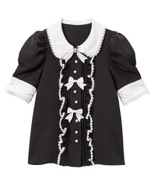 マトンスリーブブラウス