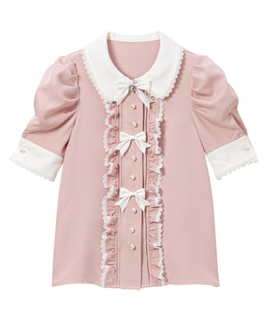 マトンスリーブブラウス