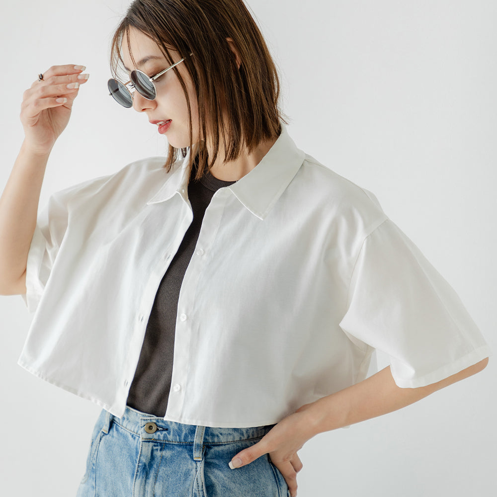 YOPPY & NAOMI 10（ten)ターコイズパフスリーブシャツ【美品】 リボンパフスリーブTシャツ ホワイト 80・90・100・110cm