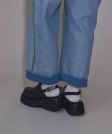 厚底サボサンダル