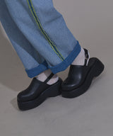 厚底サボサンダル