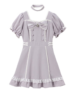 リボンハートメイドワンピース