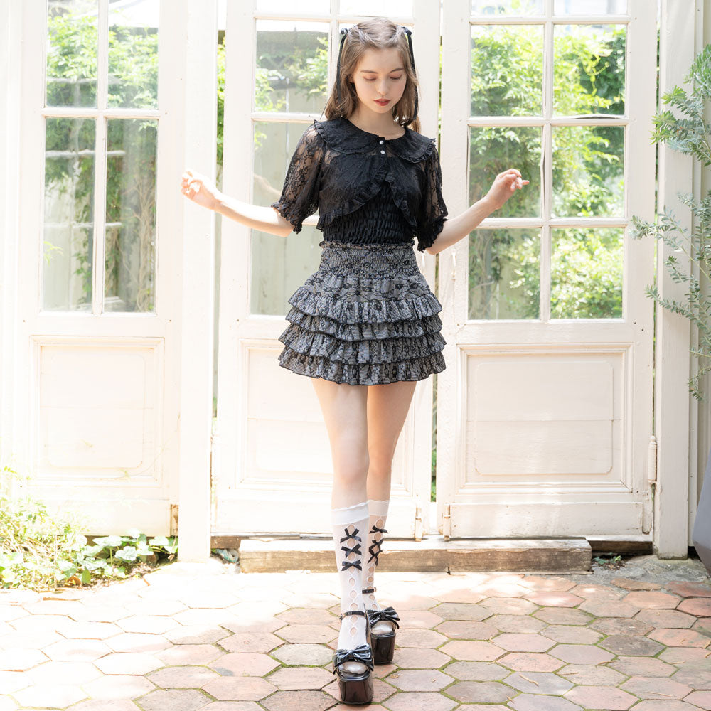 大人気❤️フォーマルトップスレースボレロ 結婚式・パーティー用 楽天市場】【SALE】レースボレロsetシャーリングトップス : 夢
